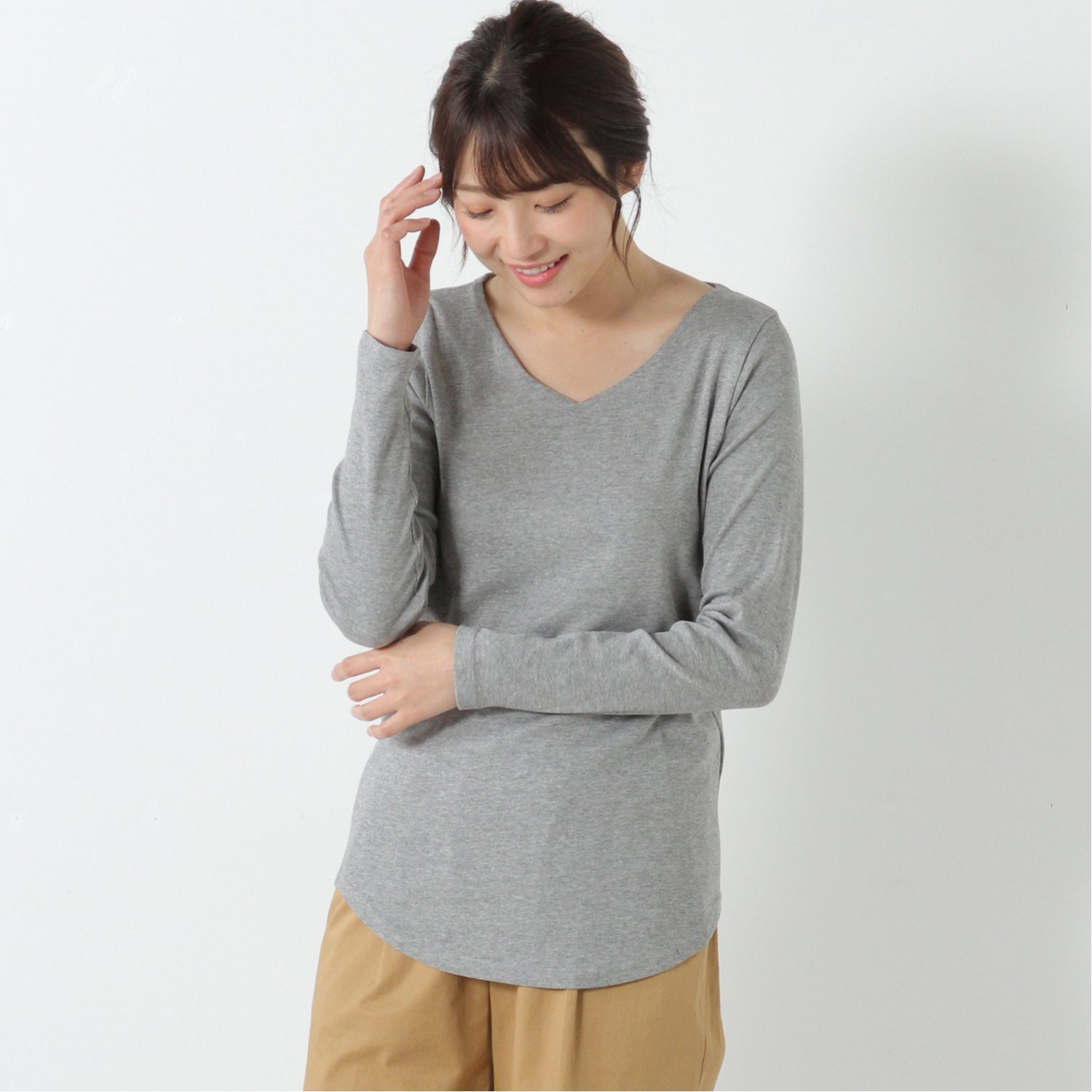 Vネック Tシャツの通販 通販のベルメゾンネット Vネック Tシャツの通販 通販のベルメゾンネット