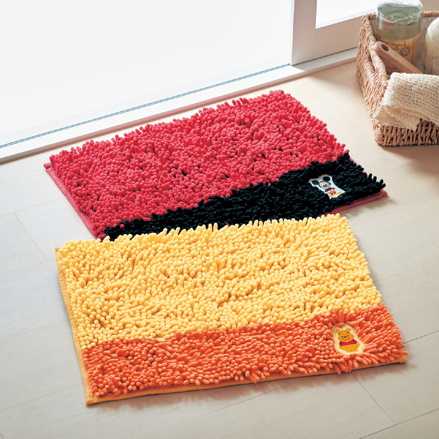 【ディズニー/Disney】マイクロファイバーモールのバスマット(選べるキャラクター) 【ディズニー/Disney】マイクロファイバーモールのバスマット(選べるキャラクター)