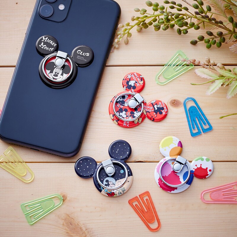 スマートフォン落下防止バンカーリング ミッキーマウス ディズニー Disney 通販のベルメゾンネット
