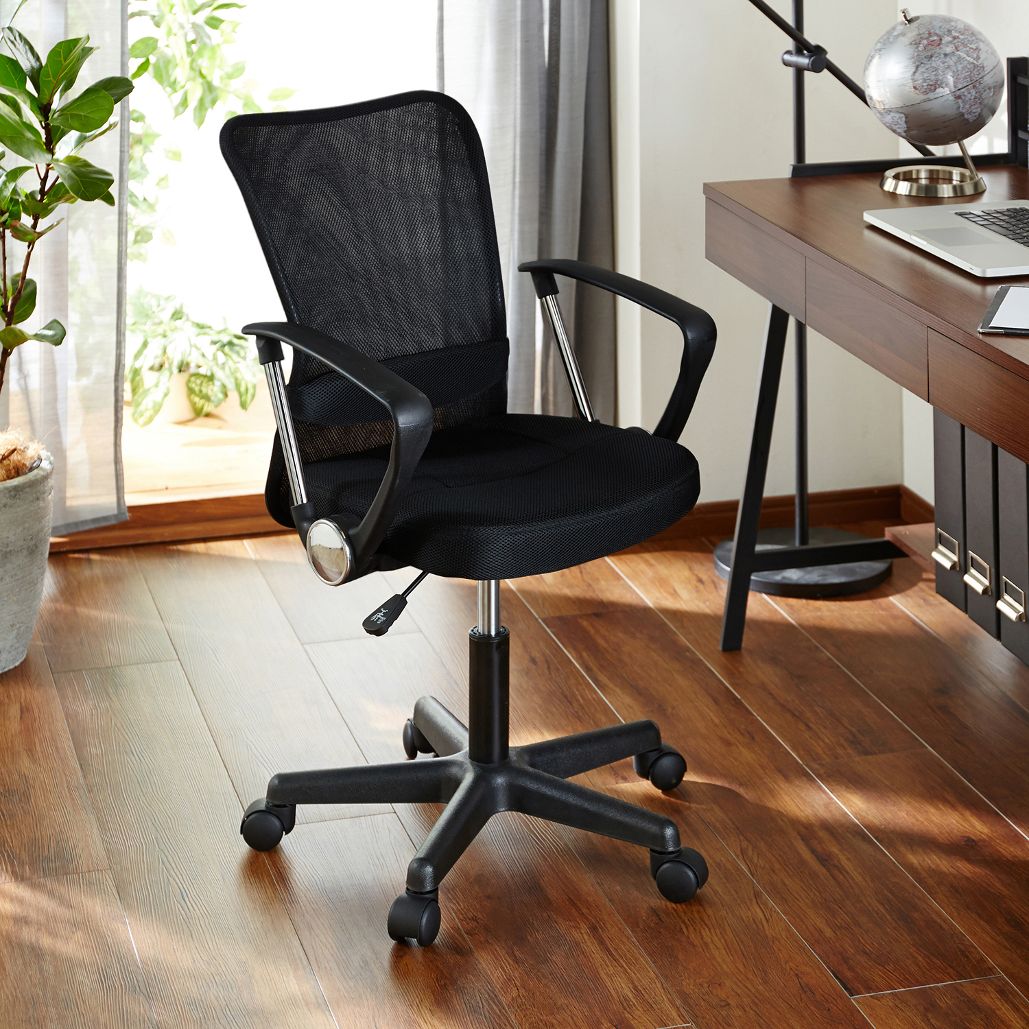 【ベルメゾン】タイプを選べる昇降式メッシュワークチェア