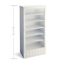 カウンター下や窓下にも置きやすい、高さ90cm
