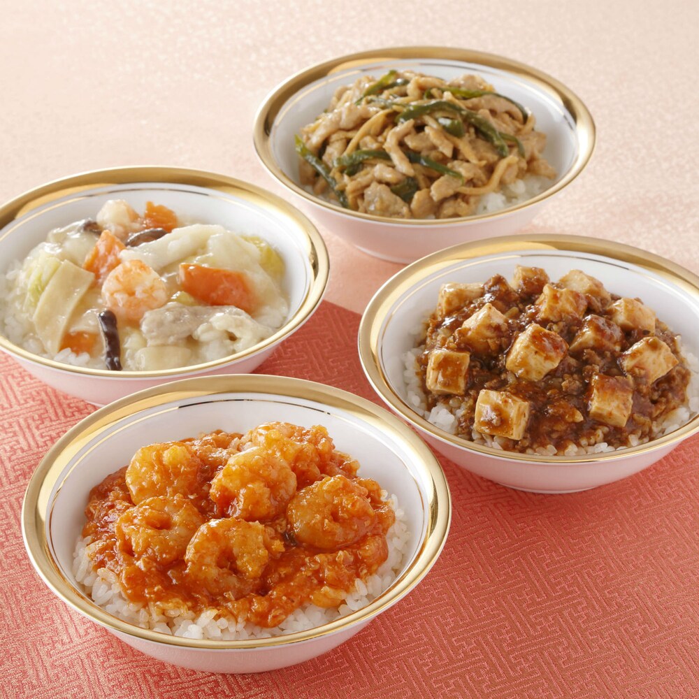 【赤坂四川飯店】本格中華丼3種 6袋