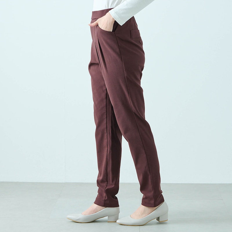 モデル身長167cm／M・股下70cm※写真は撮影用のため股下+6cmになります。