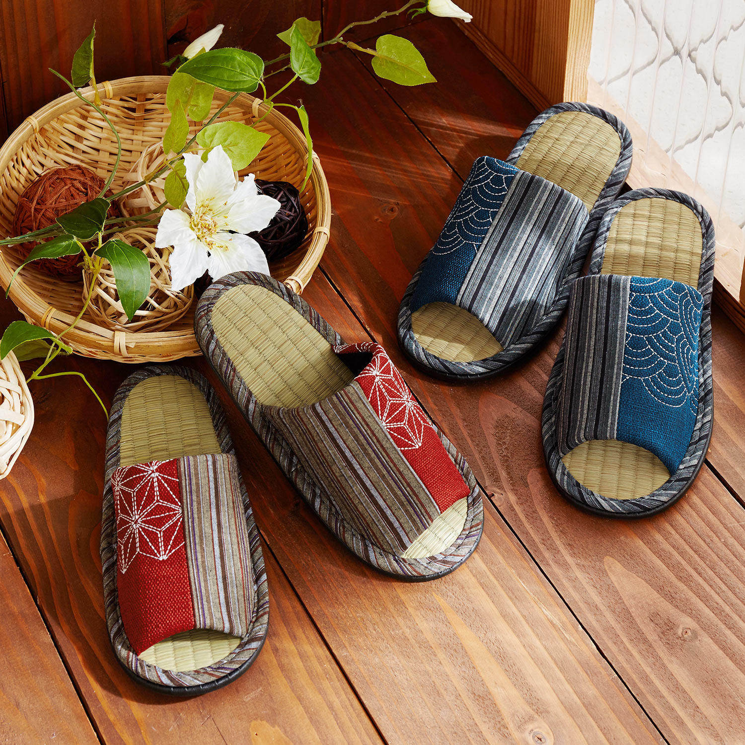 足裏が喜ぶさらさら麻パイルの洗えるクロススリッパ 夏スリッパ 通販のベルメゾンネット 足裏が喜ぶさらさら麻パイルの洗えるクロススリッパ 夏スリッパ 通販のベルメゾンネット