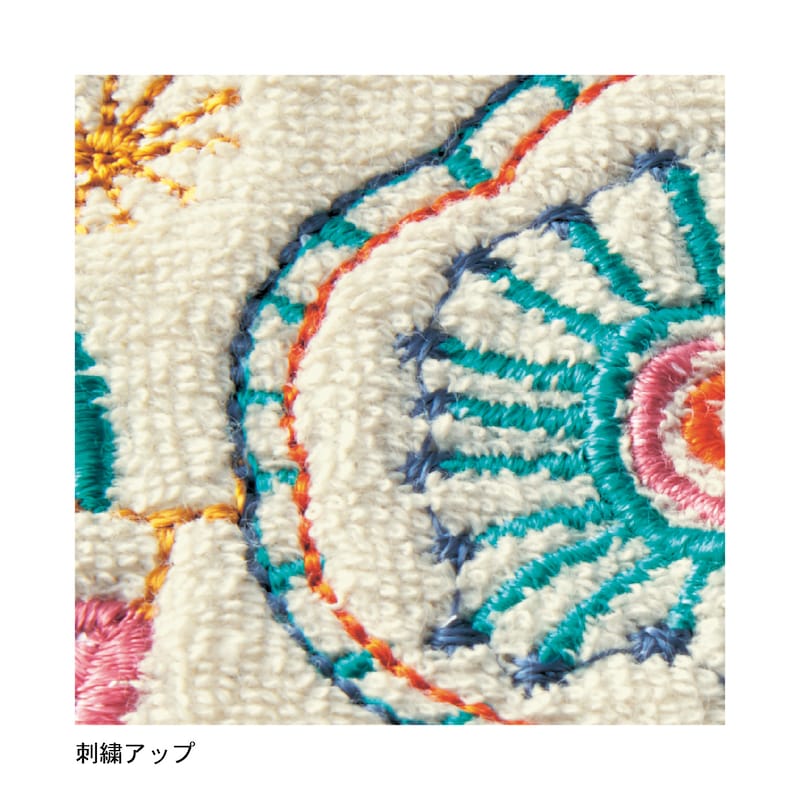 刺繍のようなお花畑
