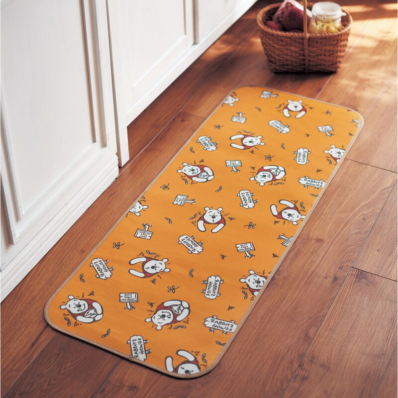 おうちディズニー ずれにくい拭けるキッチンマット くまのプーさん ディズニー Disney 通販のベルメゾンネット