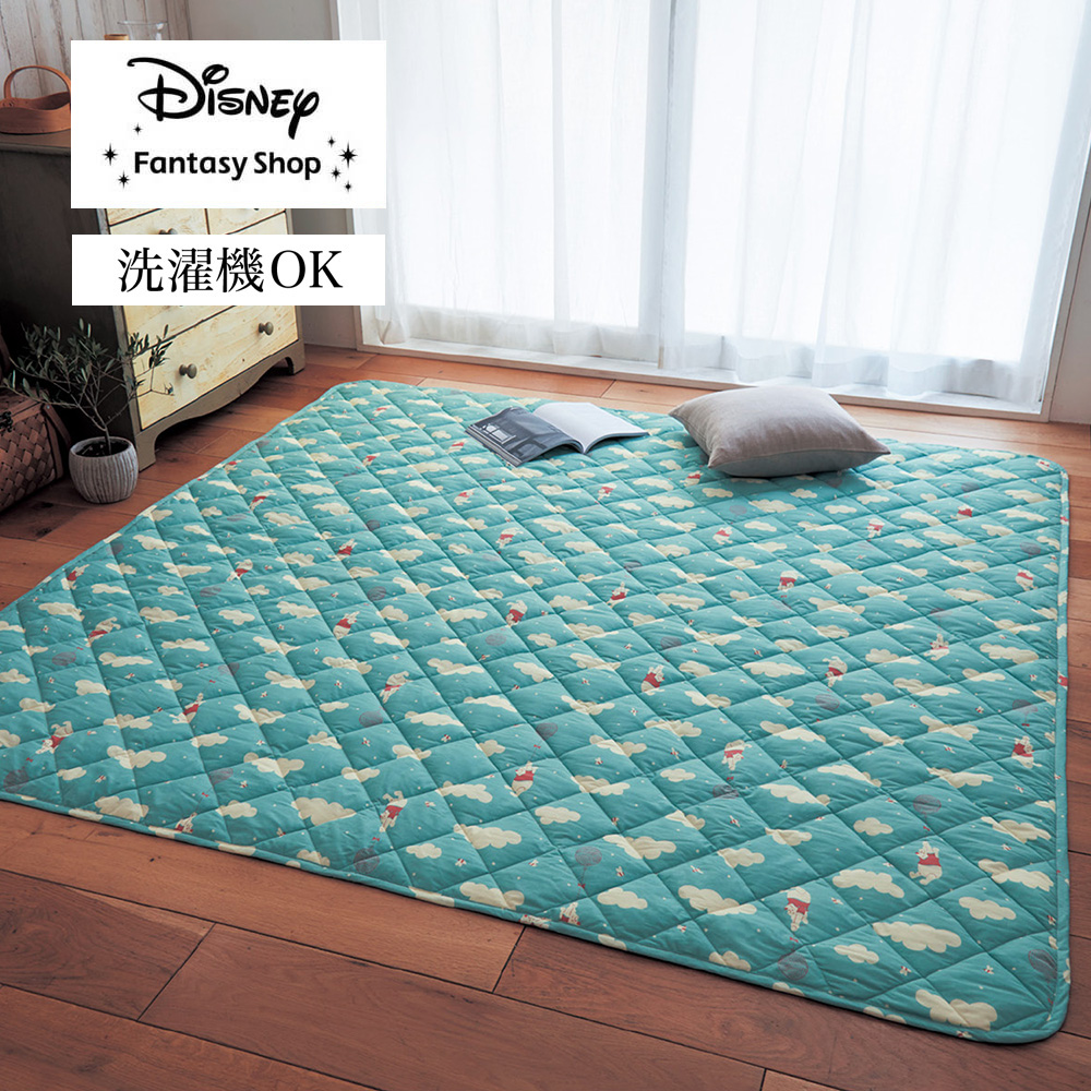 【ディズニー/Disney】綿混素材の洗えるキルトラグ(選べるキャラクター) 【ディズニー/Disney】綿混素材の洗えるキルトラグ(選べるキャラクター)