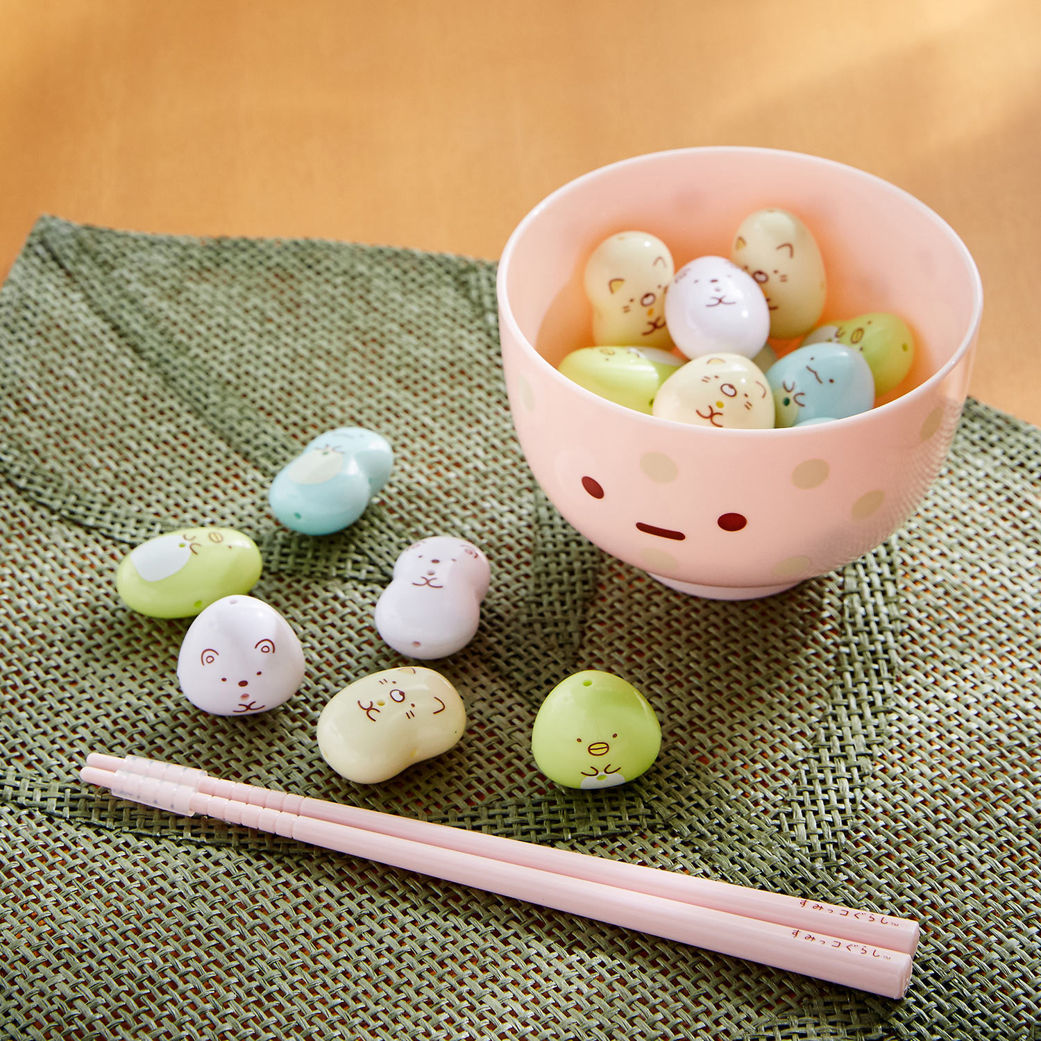 【すみっコぐらし】お箸の持ち方の練習に 初めてのマナー豆 「すみっコぐらし」