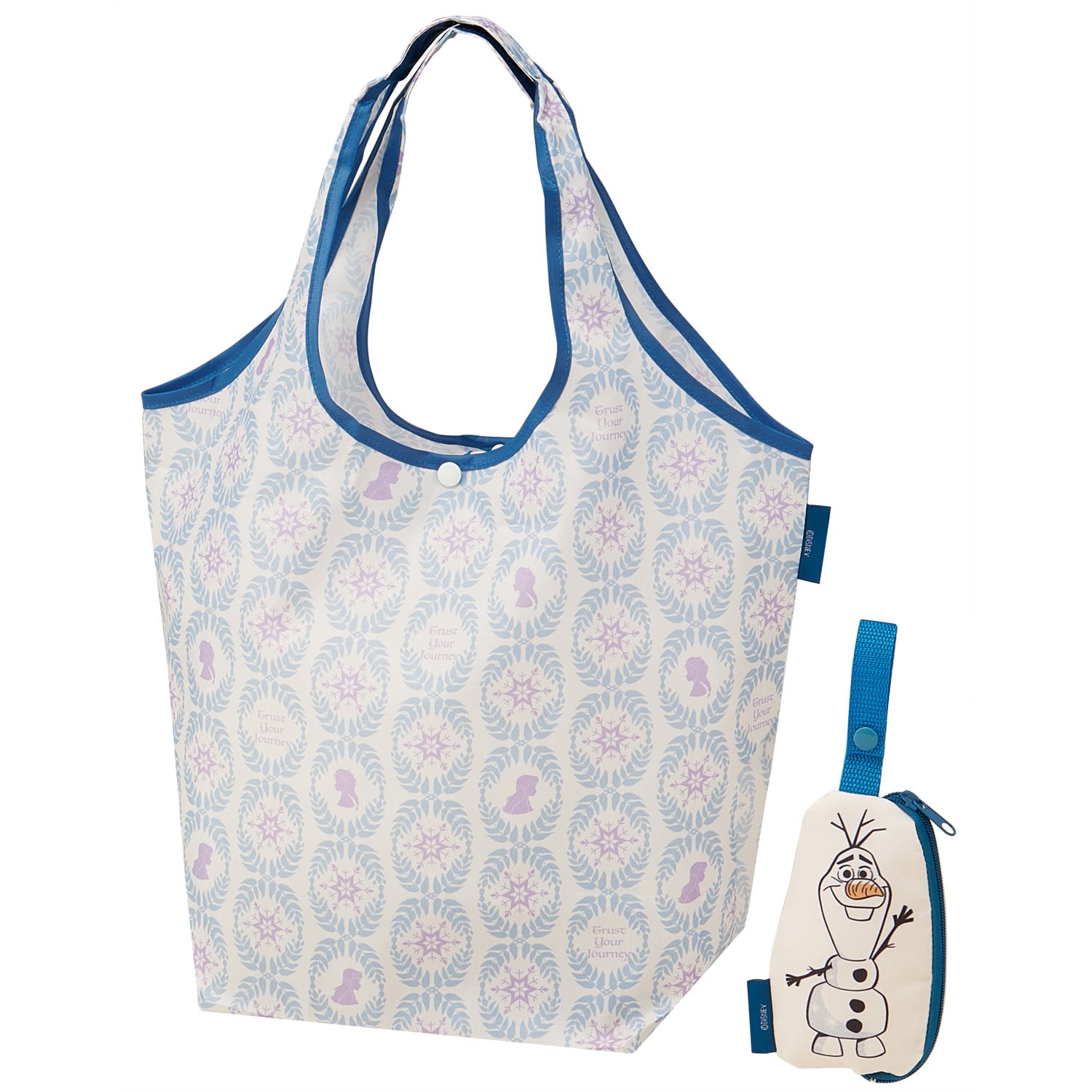 【ディズニー/Disney】かばんに付けられるポーチ付き ショッピングバッグ(選べるキャラクター)画像