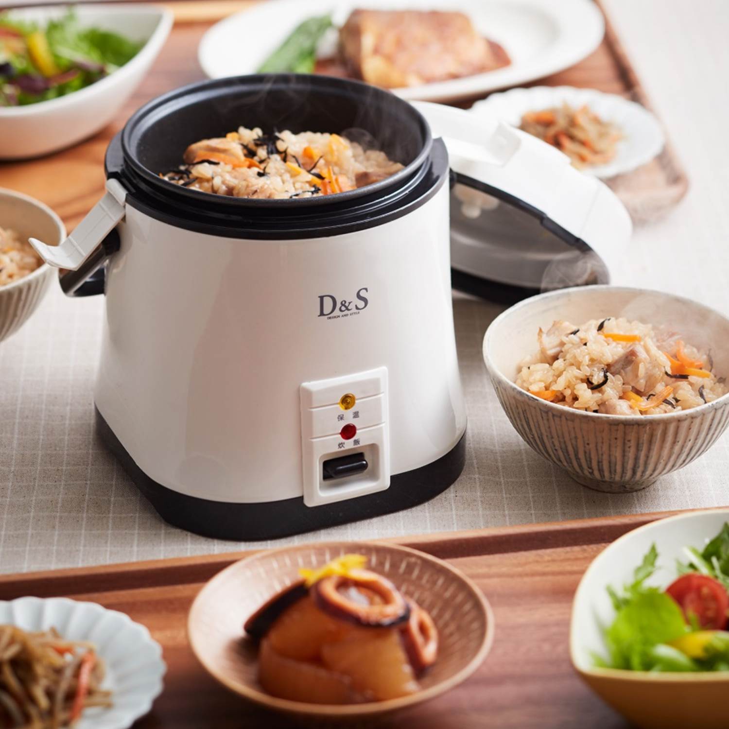 【ベルメゾン】短時間でご飯が炊けるミニライスクッカー