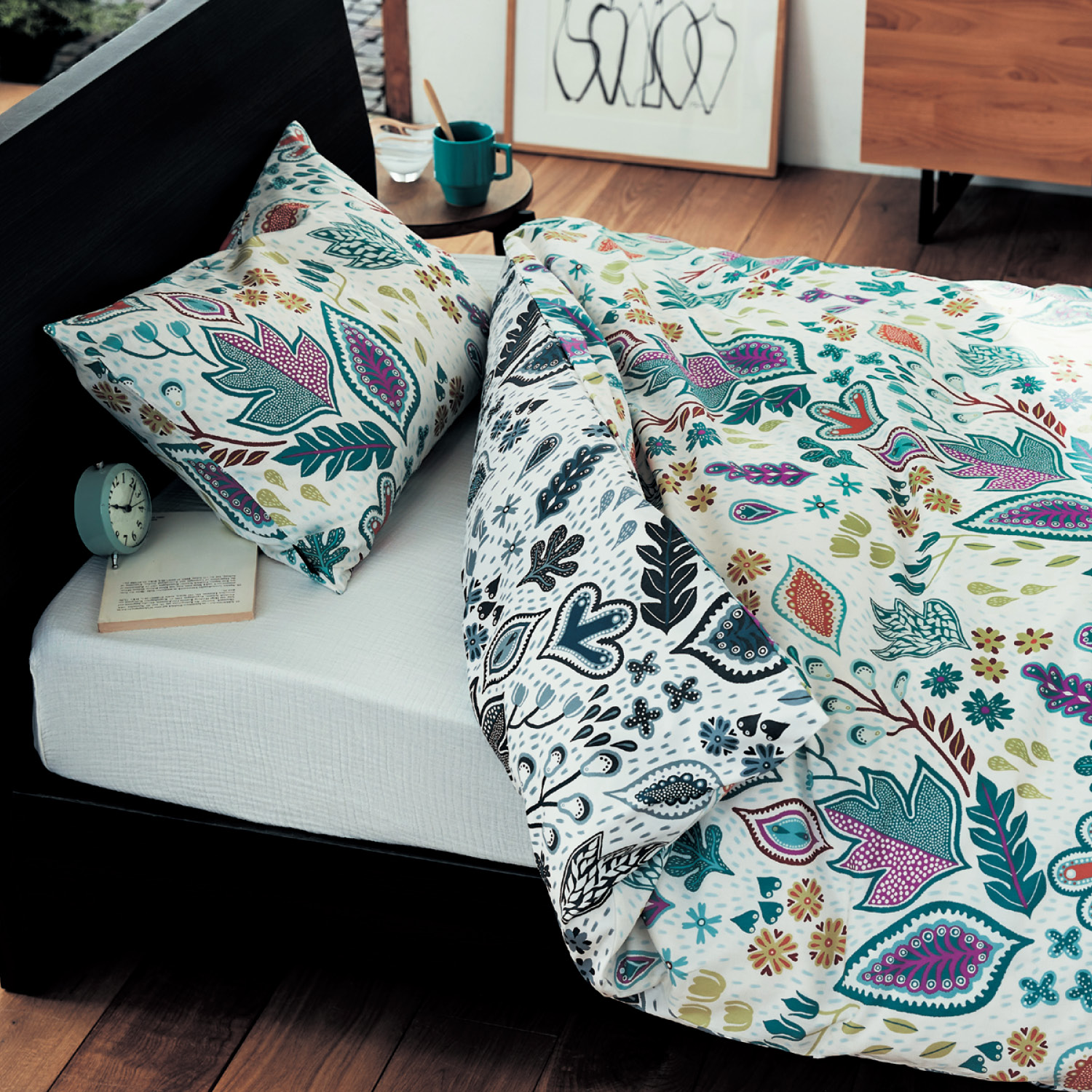 【ガーブカーサ/GARBCASA】北欧デザインの綿素材を使った布団カバーセット [日本製]