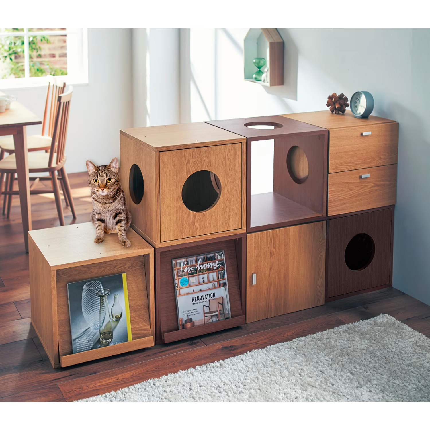 猫用タイプのキューブボックス(奥行40cm) 猫用タイプのキューブボックス(奥行40cm)