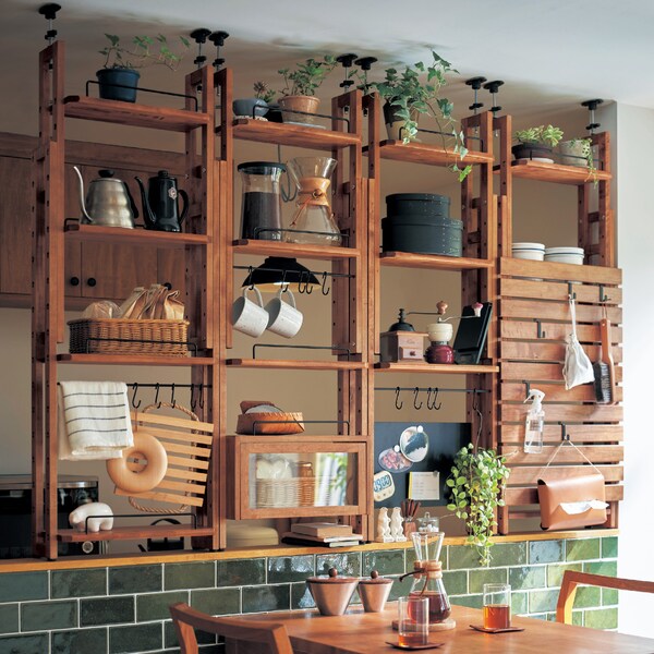 【ベルメゾン】突っ張りキッチン収納ラック