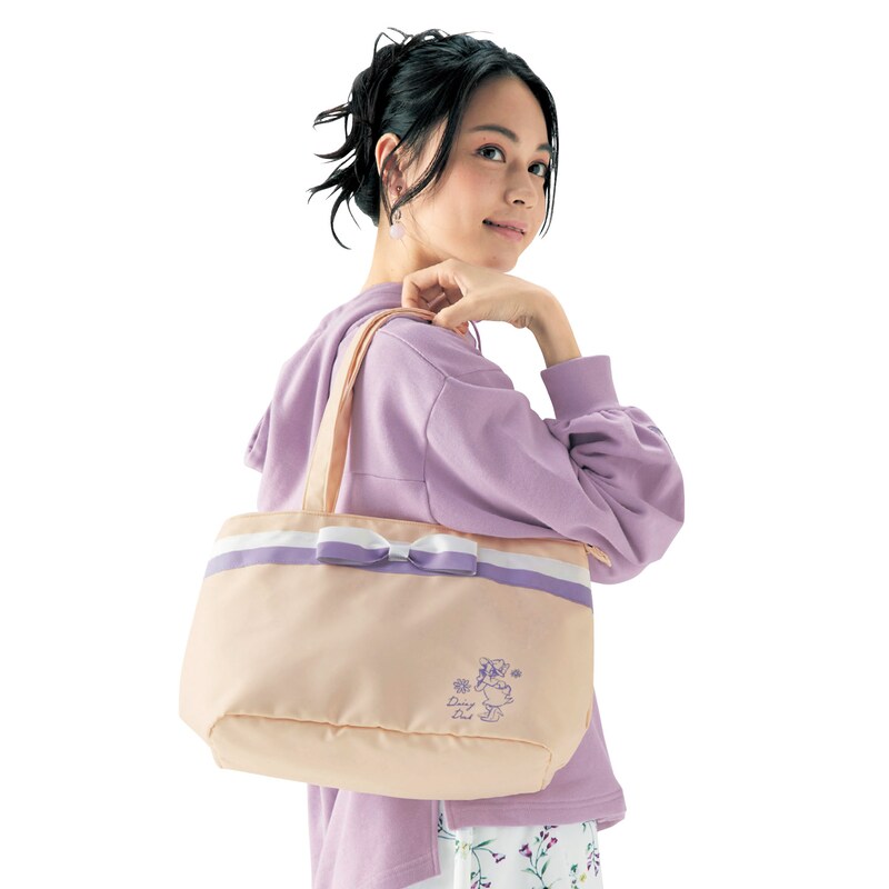 リボンの可愛いトートバッグ デイジーダック ディズニー Disney 通販のベルメゾンネット