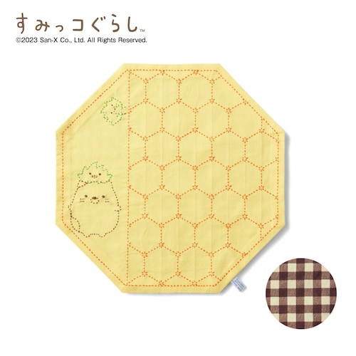 刺し子の花ふきん手作りキット「すみっコぐらし」