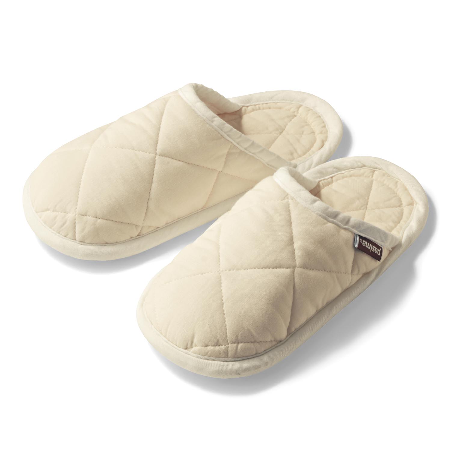 【パシーマ/pasima】素足に気持ちいい洗うほどふんわりやわらかスリッパ