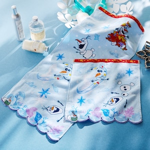 【ディズニー/Disney】綿素材を使ったプリントタオル「アナと雪の女王」