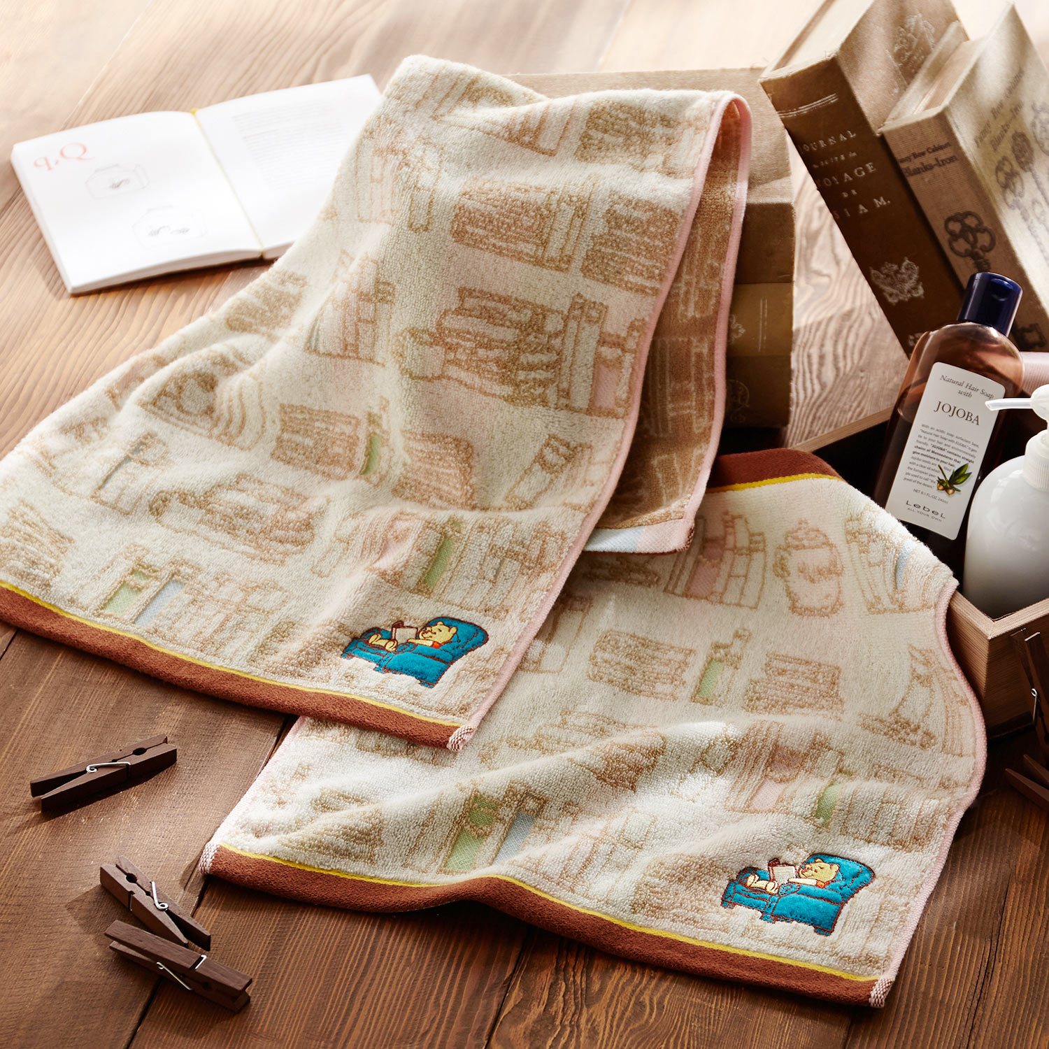 無撚糸を使用したジャカードタオル くまのプーさん ディズニー Disney 通販のベルメゾンネット 無撚糸を使用したジャカードタオル くまのプーさん ディズニー Disney 通販のベルメゾンネット