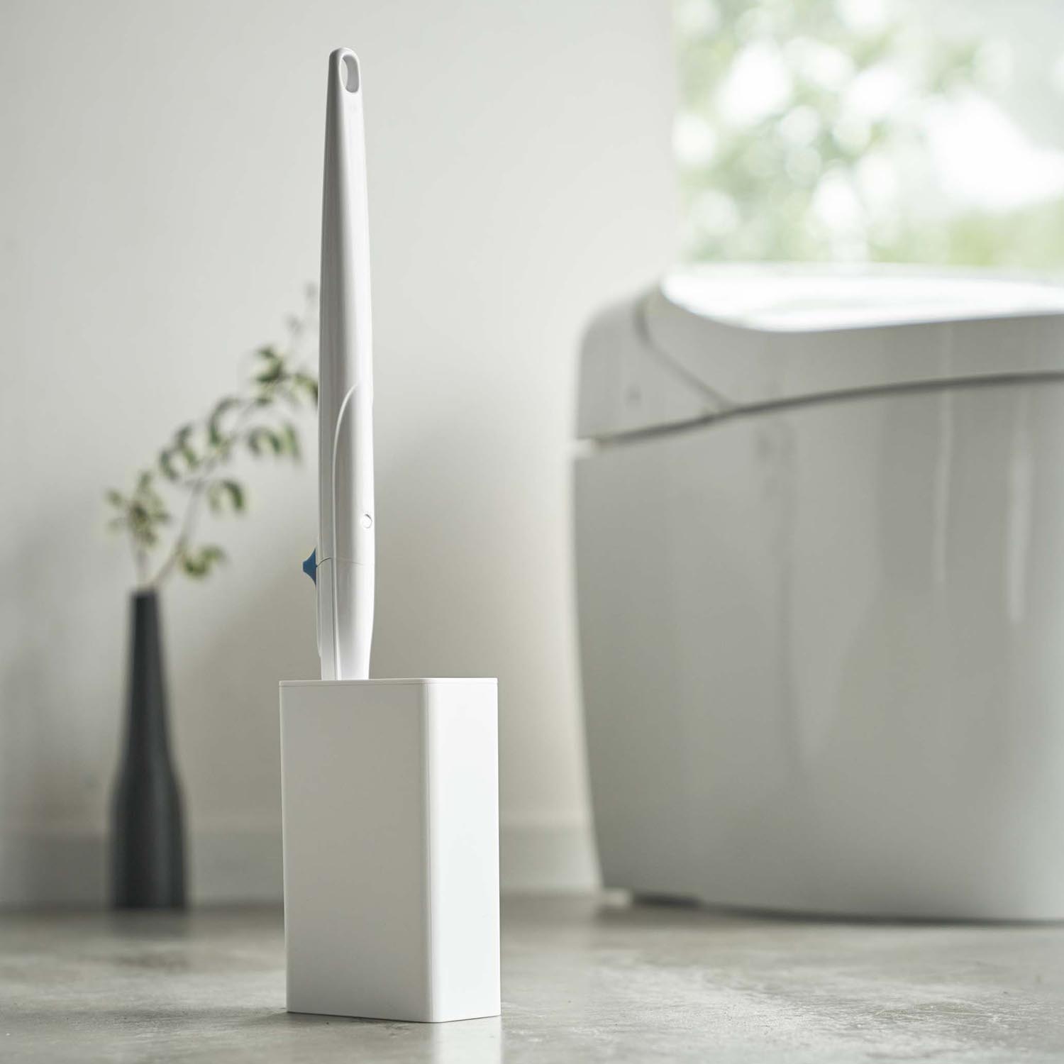 【タワー/tower】流せるトイレブラシスタンド 【タワー/tower】流せるトイレブラシスタンド