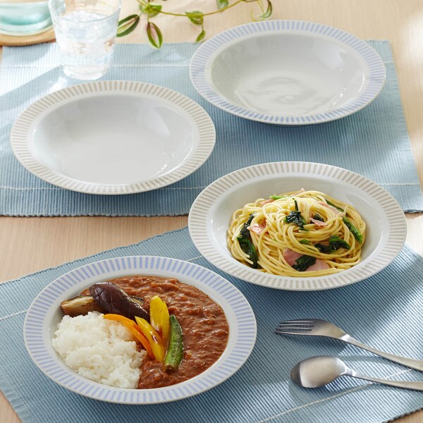 【ベルメゾン】美濃焼 カレー & パスタ皿[日本製] 【食洗機