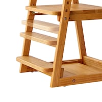 足置きの高さは3段階で調節可能です。/ナチュラル