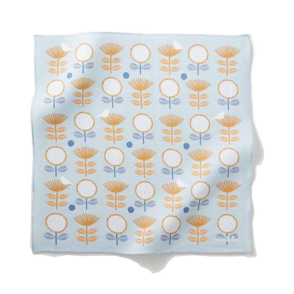 【ミニラボ/mini labo】フレンチリネンのハンカチーフ「ミニラボ」