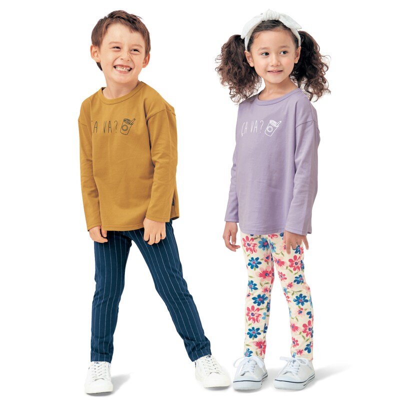 プリント長袖ｔシャツ ロングパンツセット 男の子 女の子 子供服 子供ズボン ジータ Gita 通販のベルメゾンネット