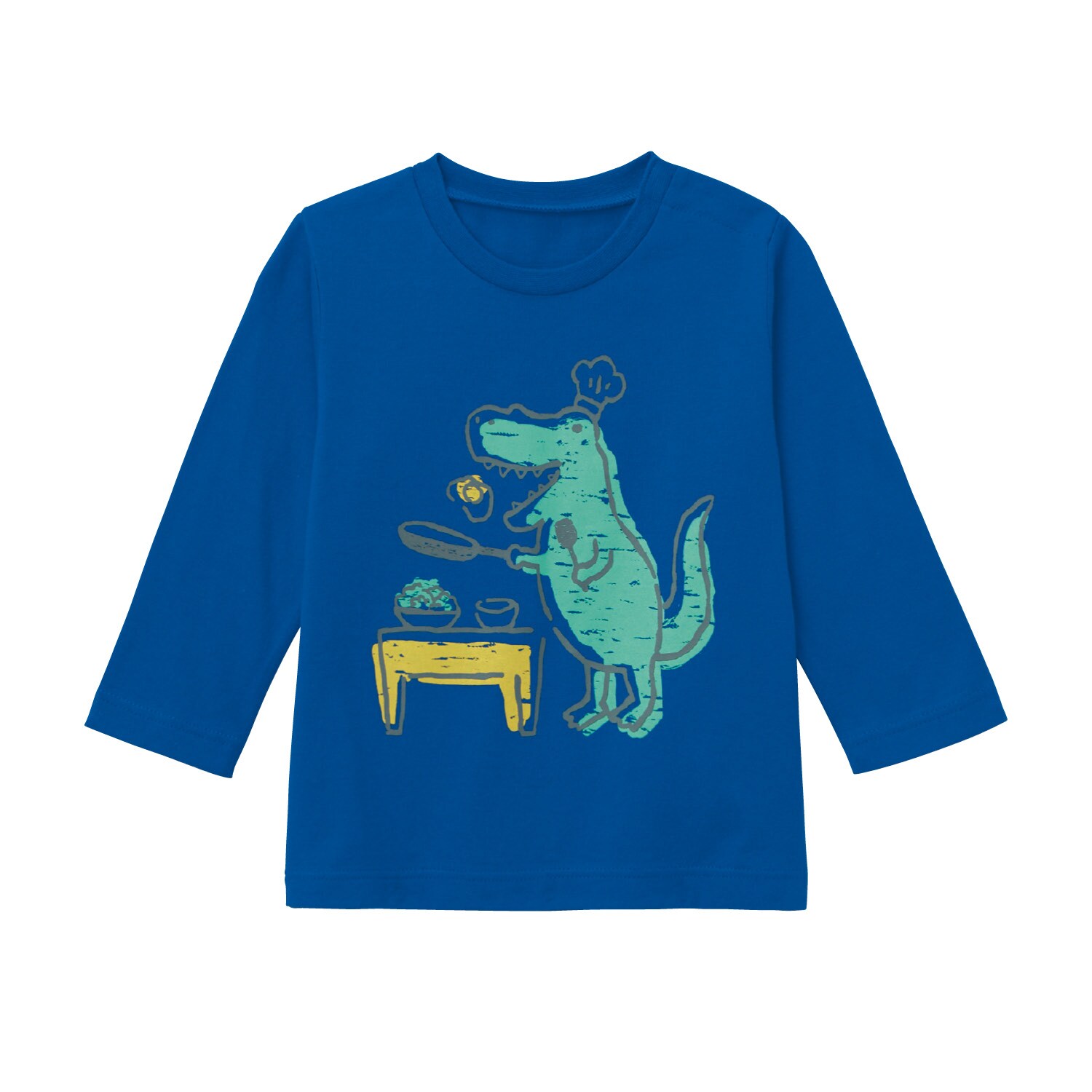 ゆるいタッチが可愛いプリント長袖tシャツ 男の子 ベビー服 通販のベルメゾンネット