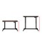 天板の高さは67～103cmまで調節できます。/ブラウン