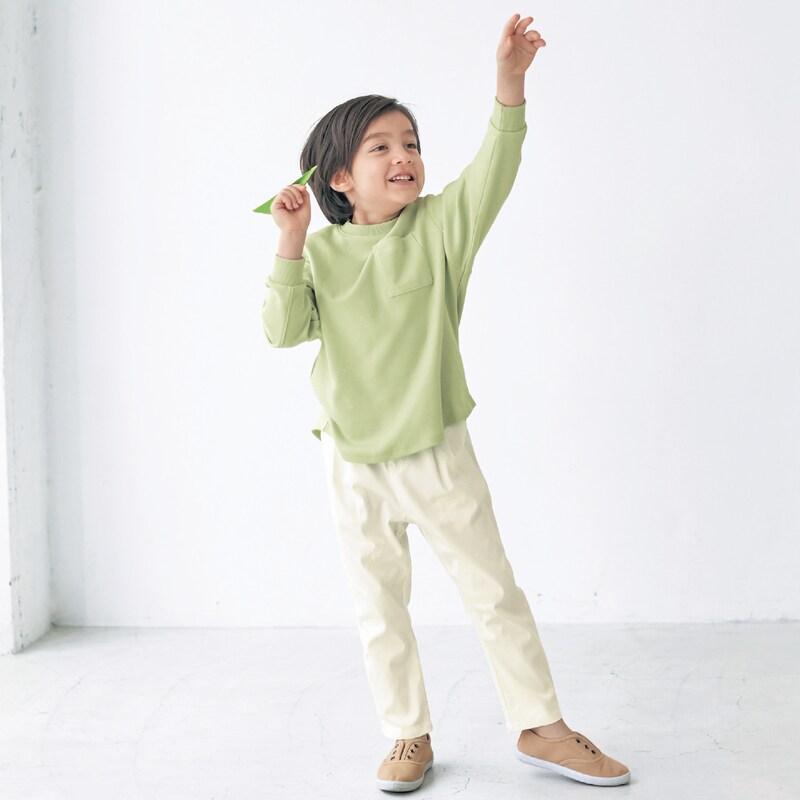 家族でおそろいニュアンスカラーがオシャレなキッズ長袖プルオーバー 子供服 無地 男の子 女の子 の通販 ベルメゾン 通販のベルメゾンネット