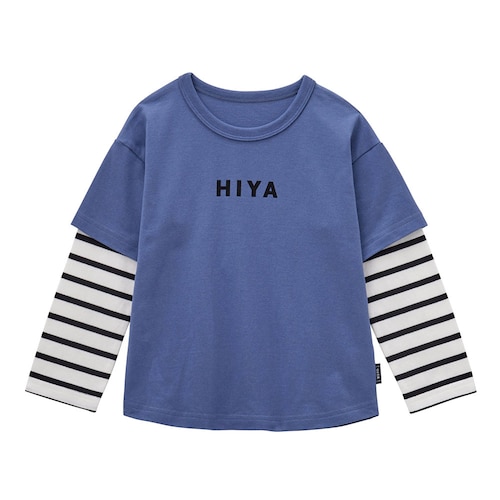 重ね着風袖レイヤード長袖Ｔシャツ 【子供服】