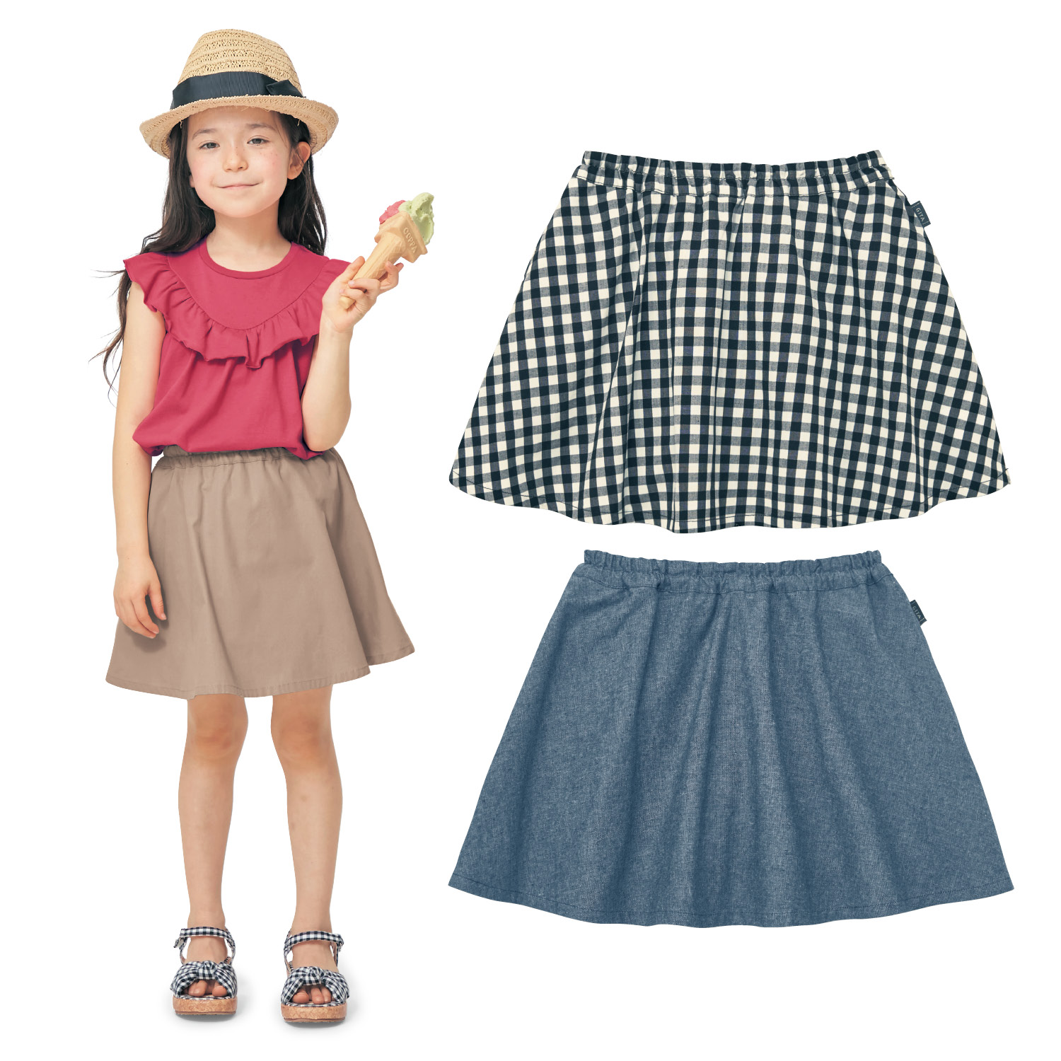 インナーパンツ付きフレアスカート 女の子 春 夏 ジータ Gita 通販のベルメゾンネット インナーパンツ付きフレアスカート 女の子 春 夏 ジータ Gita 通販のベルメゾンネット