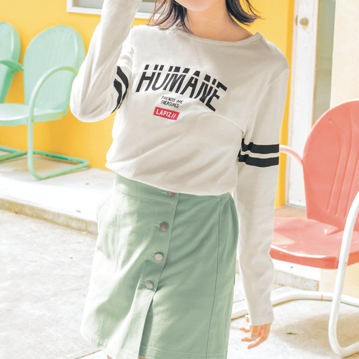 柄が選べる長袖tシャツ 女の子 子供服 パペル ラピス Papel Lapiz 通販のベルメゾンネット 柄が選べる長袖tシャツ 女の子 子供服 パペル ラピス Papel Lapiz 通販のベルメゾンネット