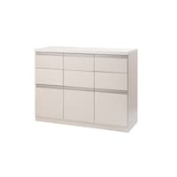 ホワイト/幅109cm・引出し