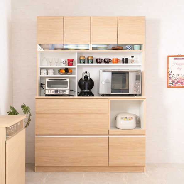 【ベルメゾン】木目柄が綺麗なキッチンボード