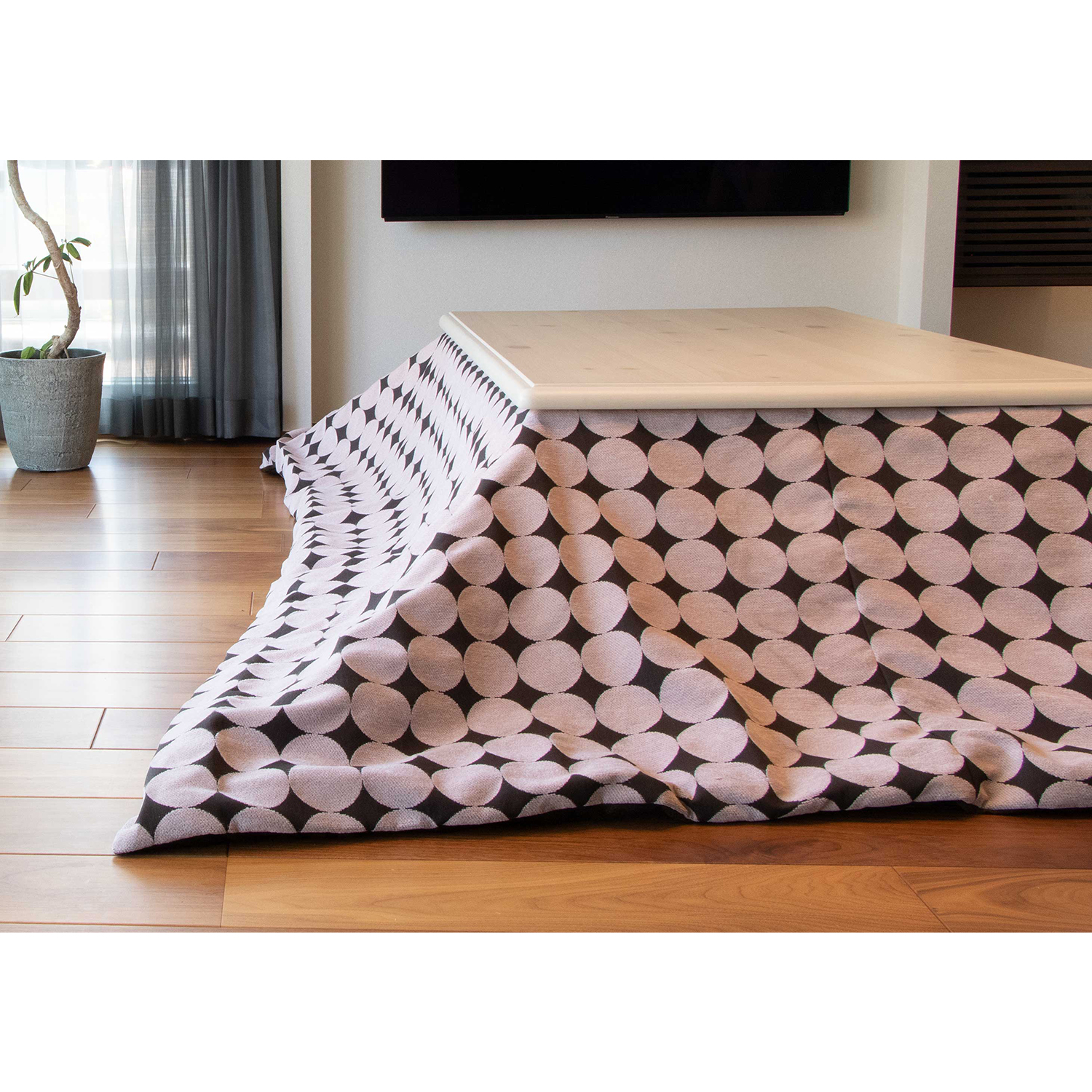 【ベルメゾン】北欧調デザインのカバーが洗える薄掛けこたつ布団 【ベルメゾン】北欧調デザインのカバーが洗える薄掛けこたつ布団