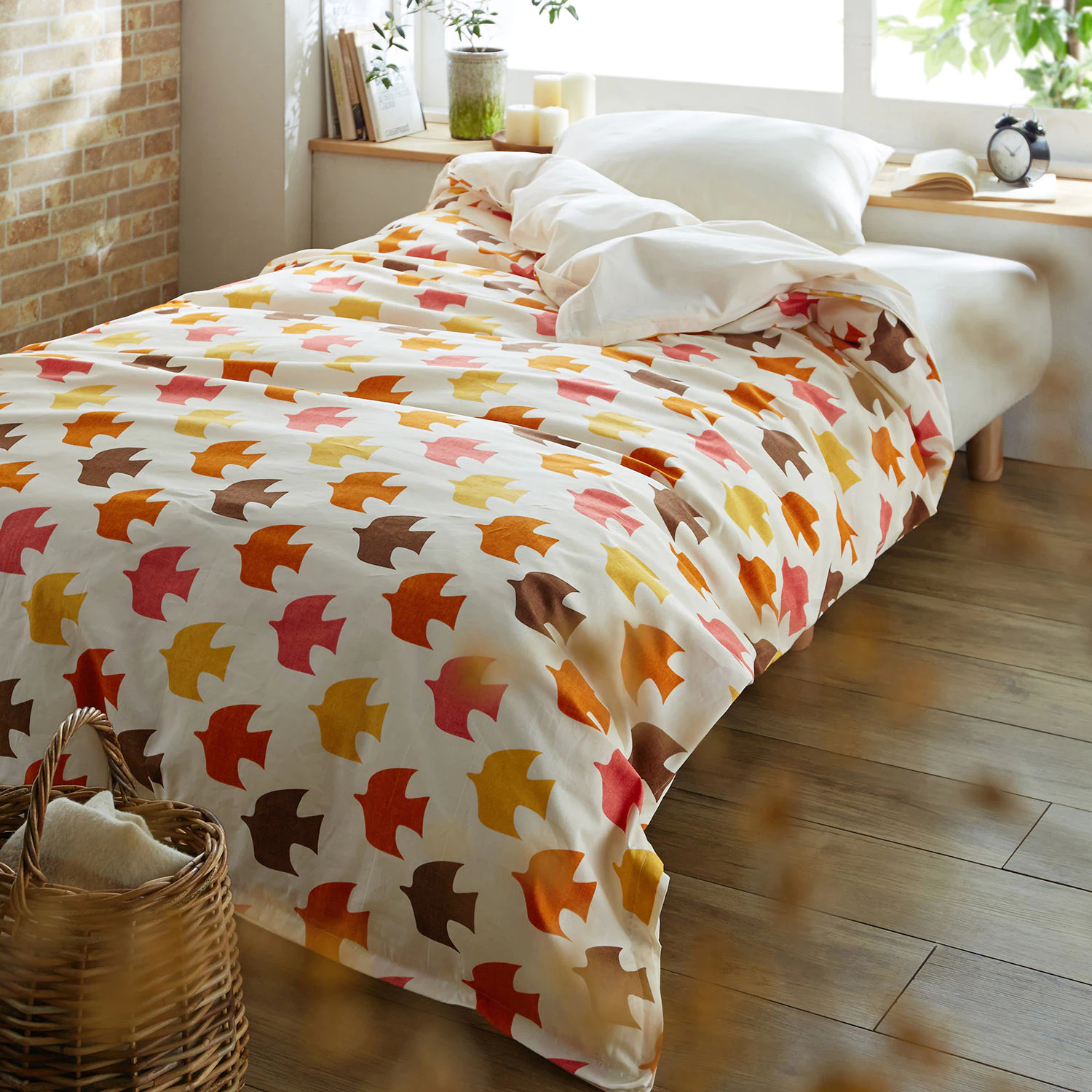 【リムーバ/REMOVA】肌にあたる面だけ洗える全辺ファスナーの綿素材を使った北欧調掛け布団カバー 【リムーバ/REMOVA】肌にあたる面だけ洗える全辺ファスナーの綿素材を使った北欧調掛け布団カバー