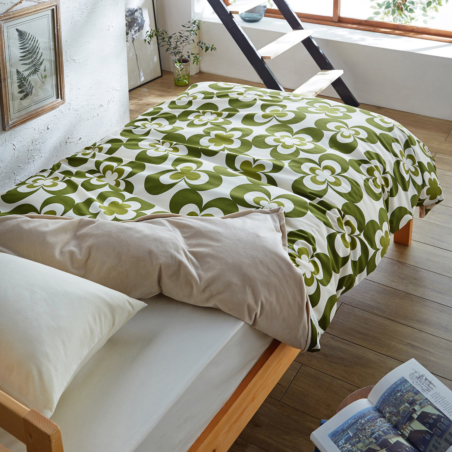 【リムーバ/REMOVA】肌にあたる面だけ洗える全辺ファスナーの掛け布団カバー(肌面マイクロファイバー)