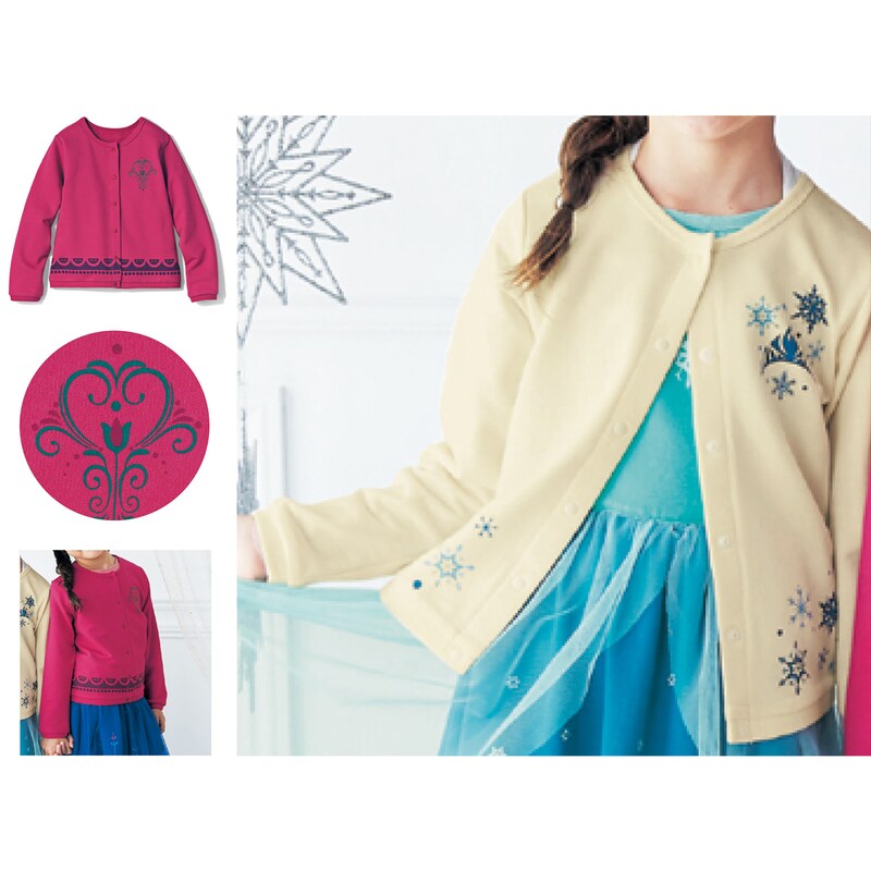 エプロンドレスカーディガン 選べるキャラクター ディズニー Disney 通販のベルメゾンネット