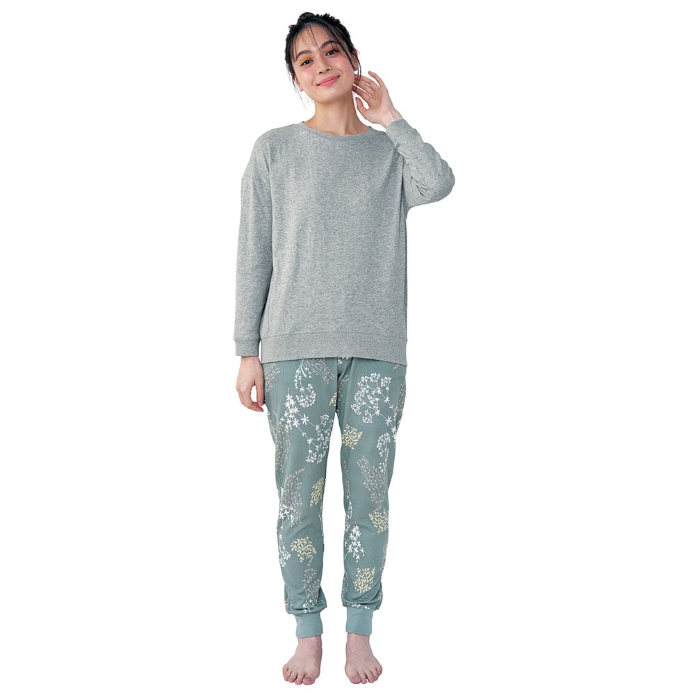 二重仕立てのやわらかコットンパジャマ（パジャマ）｜(リユアーズ