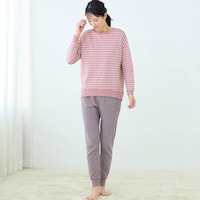 モデル身長173cm／M　※写真は撮影用のため股下+4cmになります。