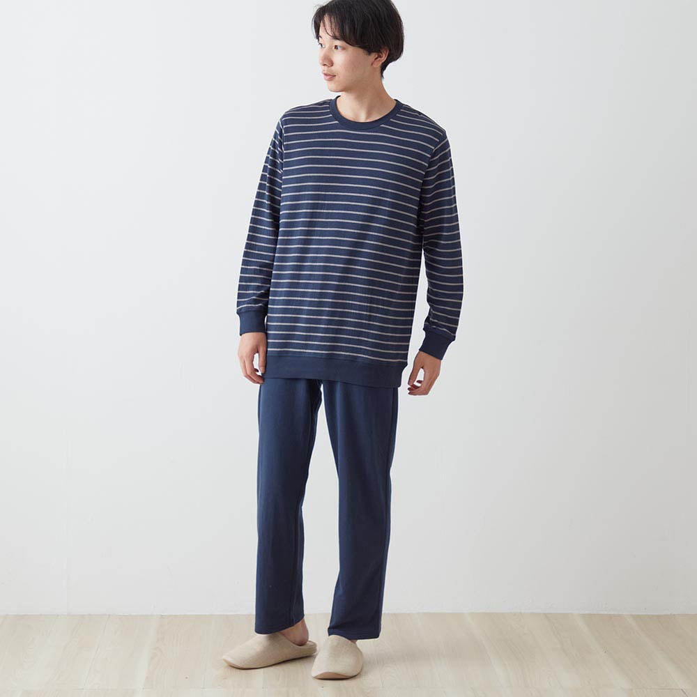 ネイビー×グレー