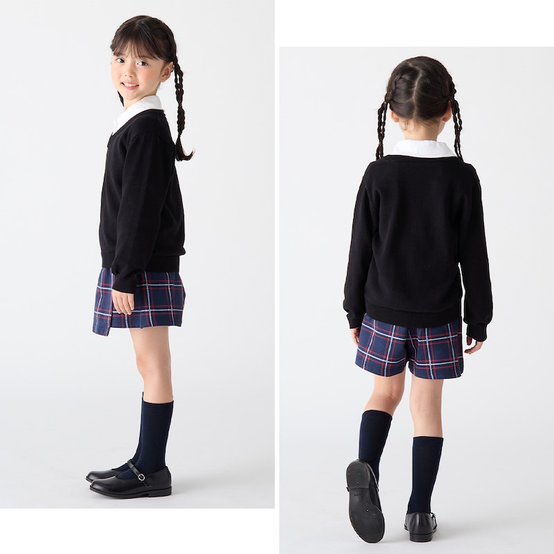 ブラック／モデル身長114.5cm・110サイズ着用