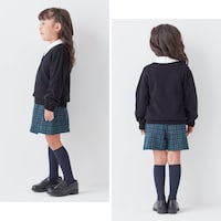ブラック／モデル身長105.5cm・110サイズ着用