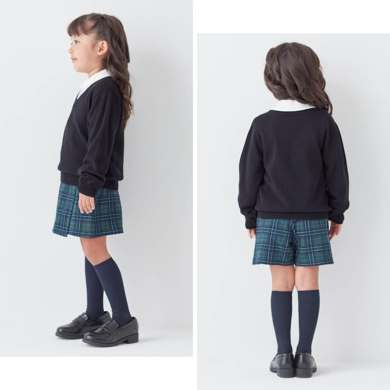 ブラック／モデル身長105.5cm・110サイズ着用