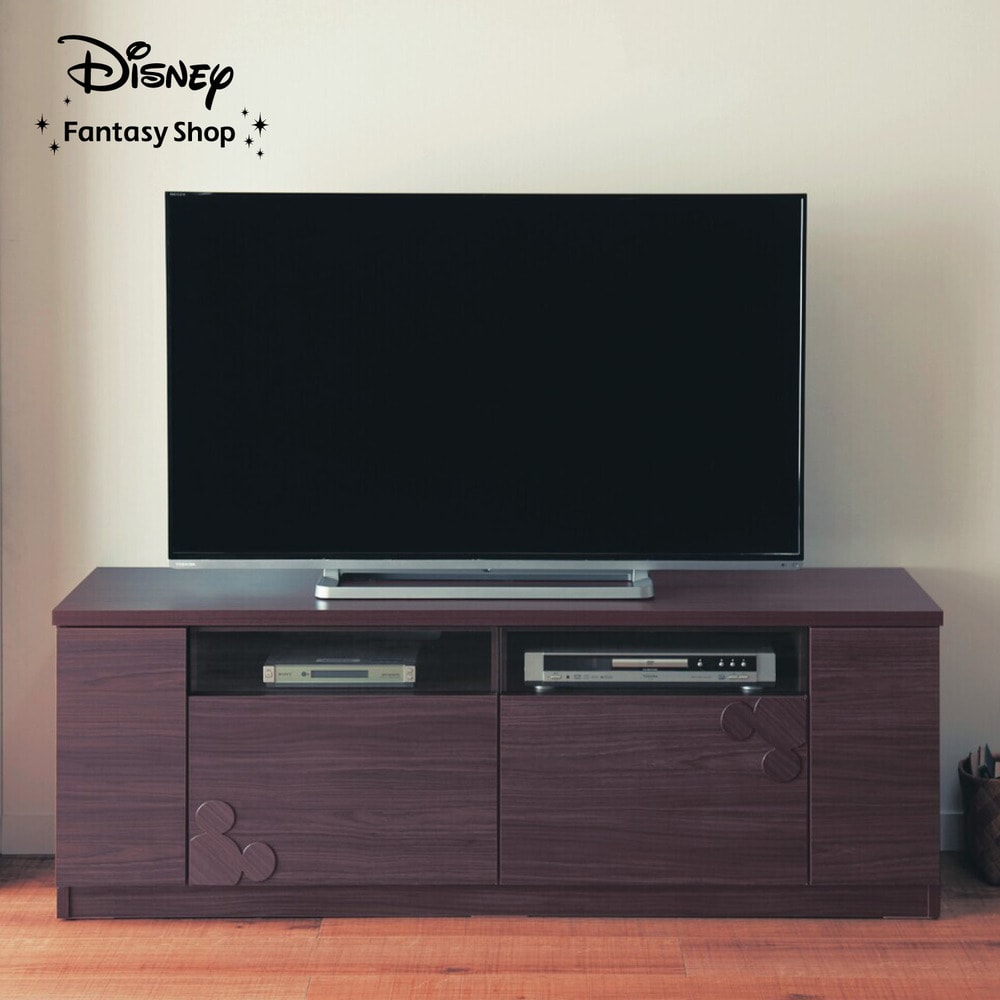 【ディズニー/Disney】サイズにこだわったテレビ台「ミッキーモチーフ」