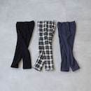 ネイビー（デニムニット）＆ブラック＆ブラックチェック