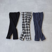 ネイビー（デニムニット）＆ブラック＆ブラックチェック