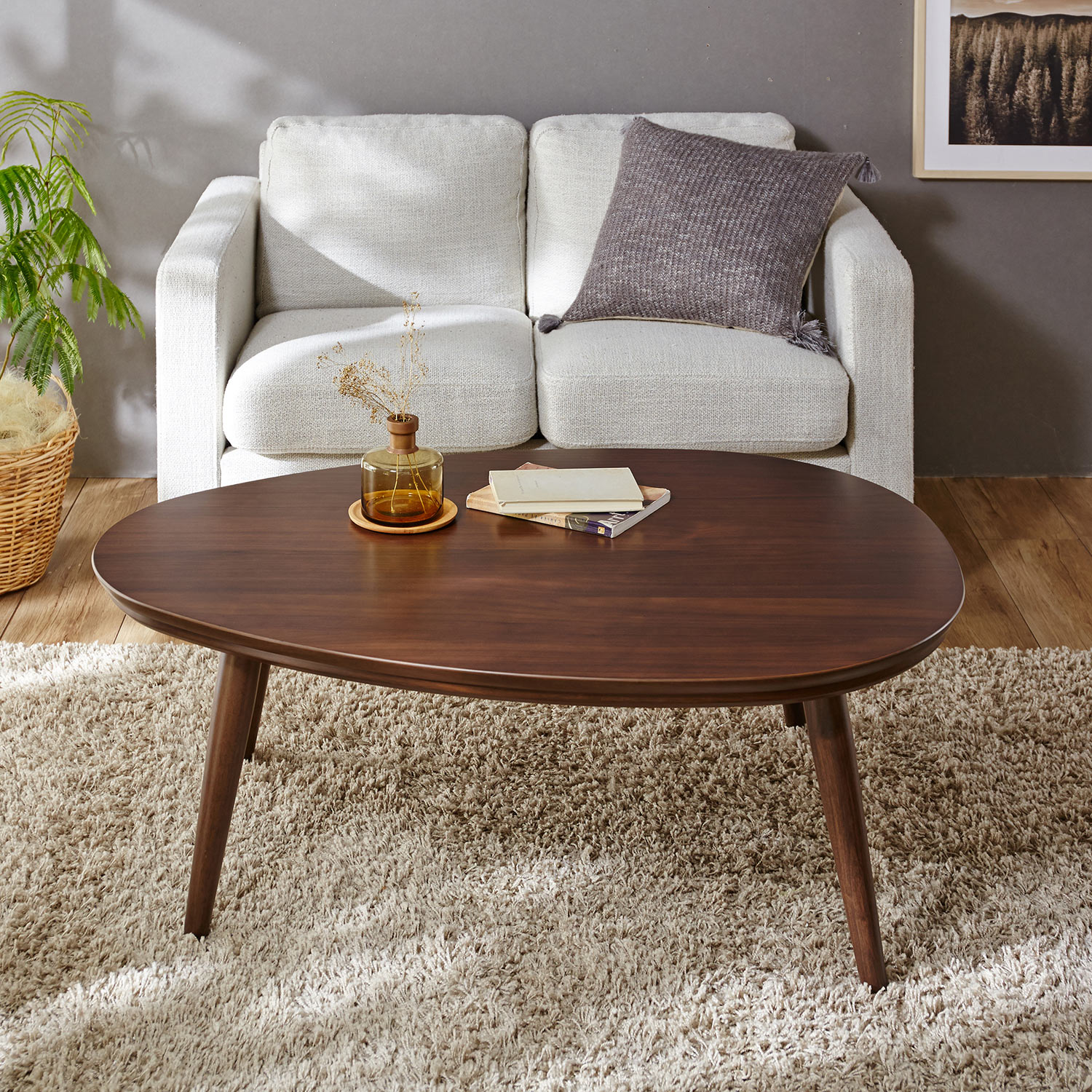 【ベルメゾン】たまご型こたつテーブル 【ベルメゾン】たまご型こたつテーブル