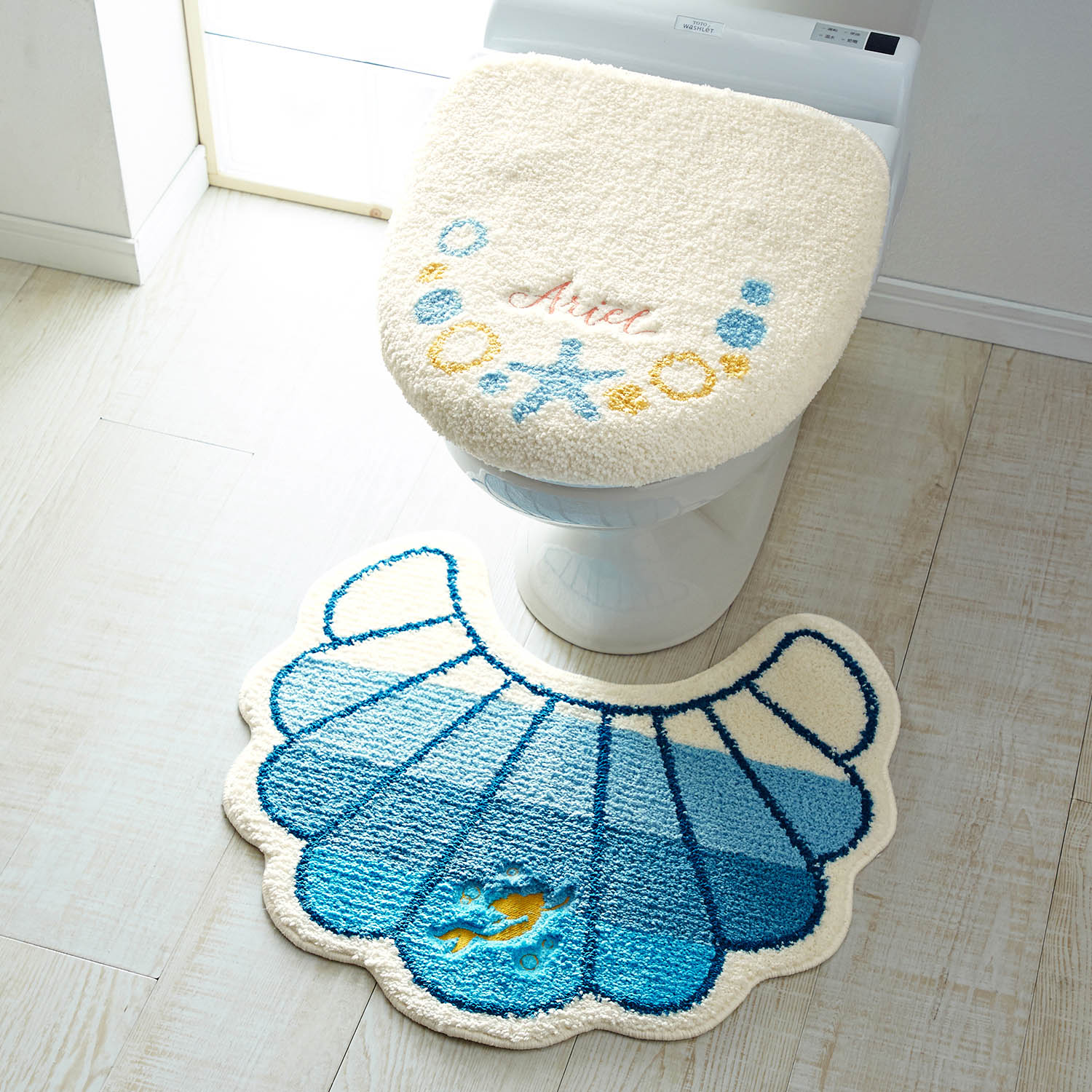 標準マット Ouフタセット シェル型トイレマット Disney フタカバー ディズニー トイレファブリック トイレタリー ファブリック アリエル 標準マット Ouフタセット シェル型トイレマット Disney フタカバー ディズニー トイレファブリック トイレタリー ファブリック アリエル